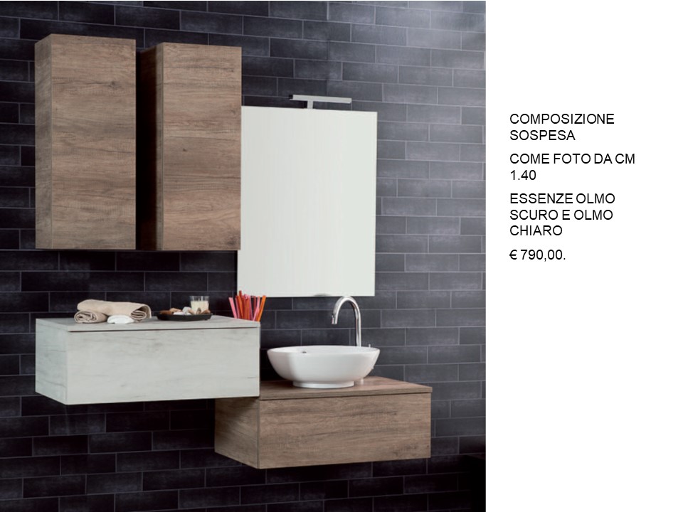 Mensola bagno in alluminio Trio 33x23x77h cm